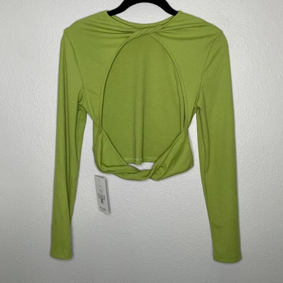 Halara Backless Twisted Cropped Casual Sports Top M - Picture 3 of 6